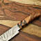 Professional Handmade Chef Knife  11 Inch Forged Damascus Blade  Hardwood Handle  Kitchen Gift 1