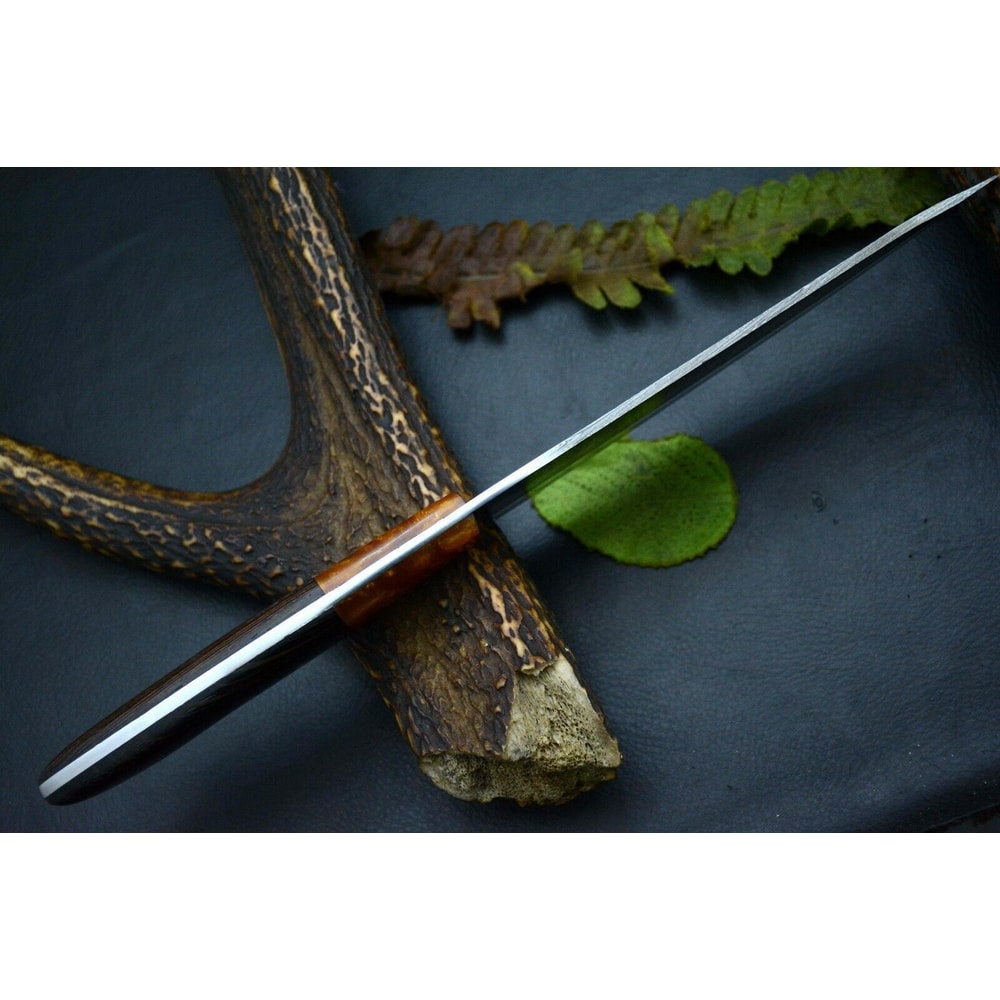 Damascus Steel Chef Knife Custom Handmade Kitchen Knife Sharp Forged Blade Gift Knife 3