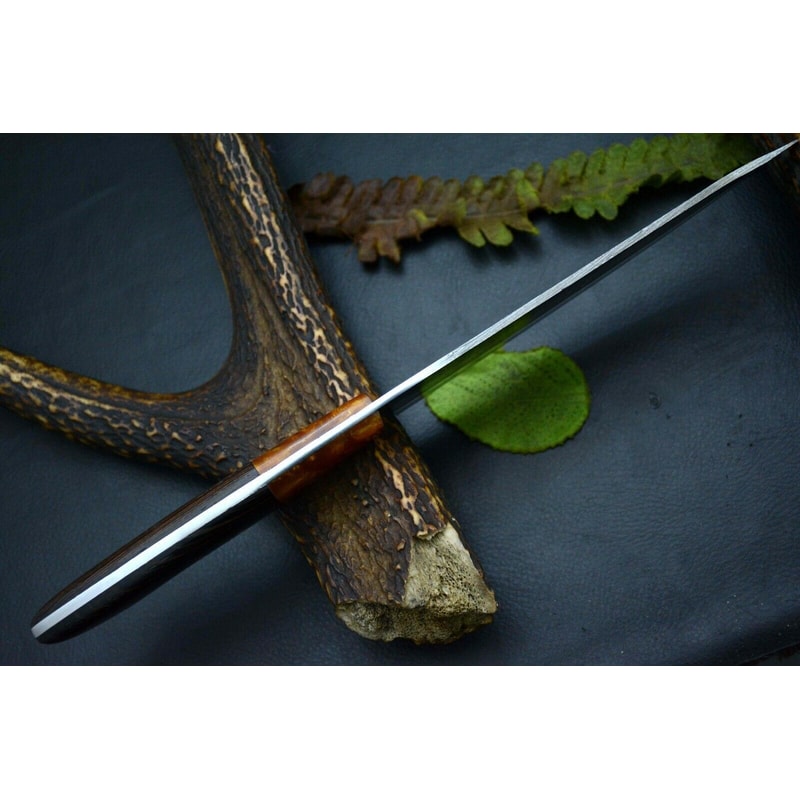 Damascus Steel Chef Knife Custom Handmade Kitchen Knife Sharp Forged Blade Gift Knife 3