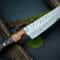 Damascus Steel Chef Knife Custom Handmade Kitchen Knife Sharp Forged Blade Gift Knife 2