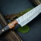 Professional Handmade Chef Knife 11 Inch Forged Damascus Blade Hardwood Handle 3