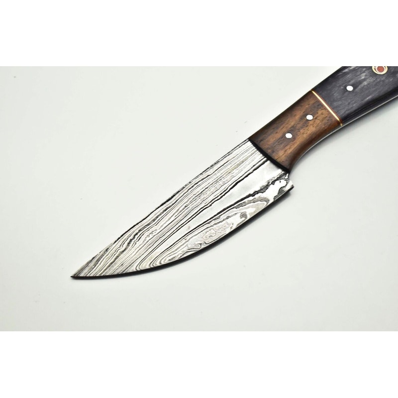 Unique Damascus Steel Knife Full Tang Chef Knife Handmade Forged Blade For Kitchen Camping 2