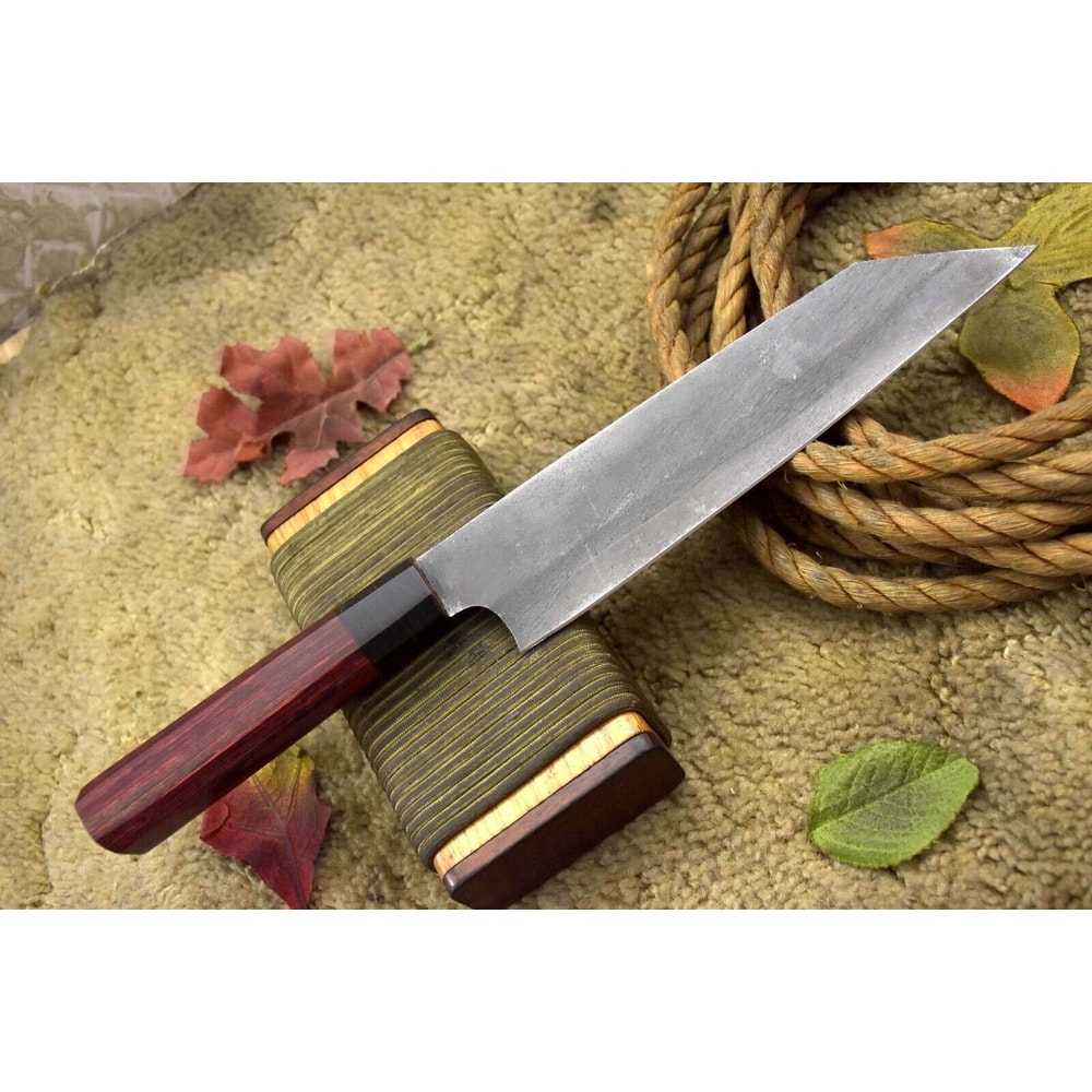 Beautiful Handmade Damascus Chef Knife Forged Full Tang Blade Collectible Kitchen Knife 2