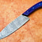 Handmade Damascus Steel Chef Knife Forged Outdoor Sport Knife Full Tang Blade 2