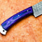 Handmade Damascus Steel Chef Knife Forged Outdoor Sport Knife Full Tang Blade 3