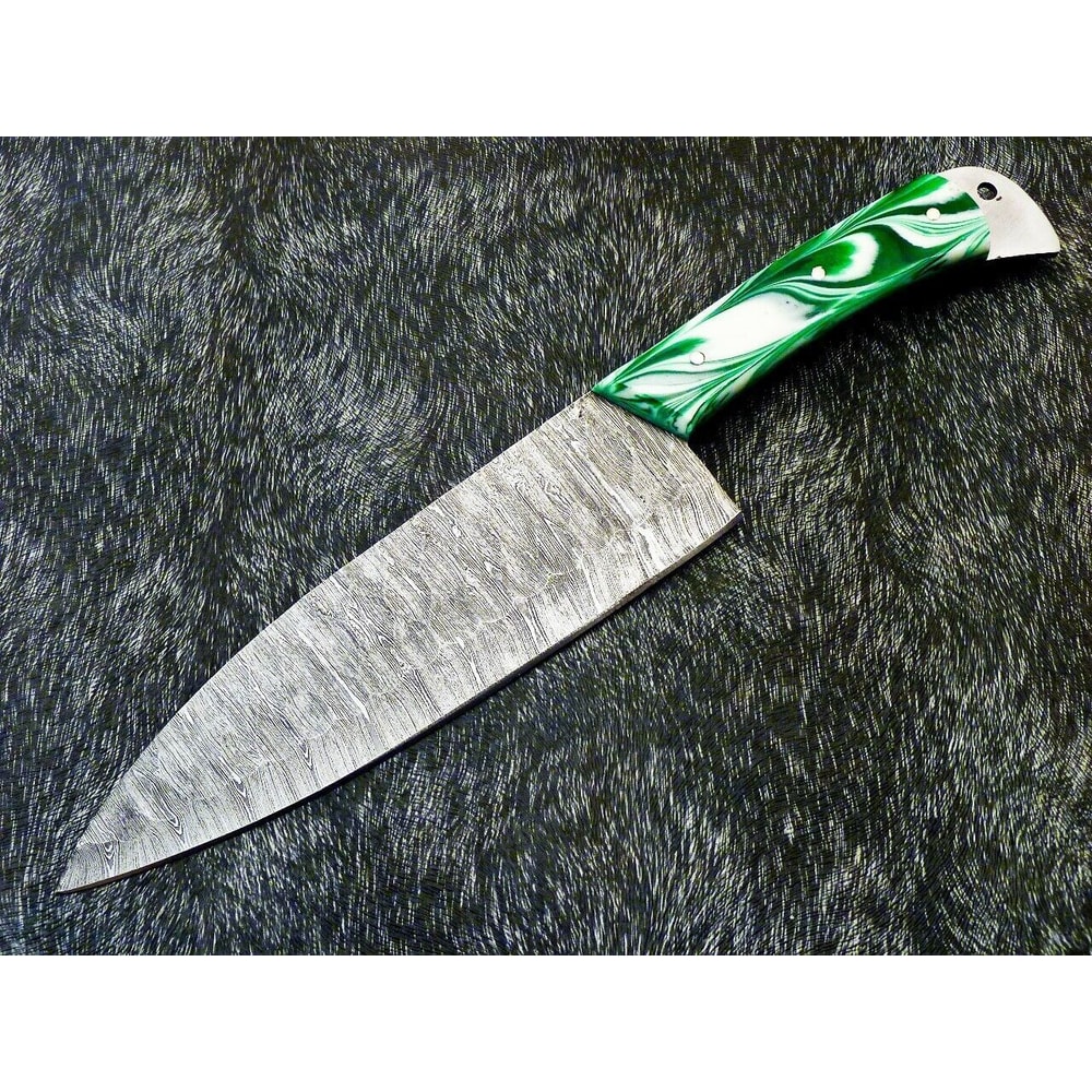 Professional Chef Knife Custom Forged Damascus Blade Full Tang Handmade Kitchen Knife 3