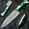 Professional Chef Knife Custom Forged Damascus Blade Full Tang Handmade Kitchen Knife 0