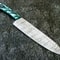 Damascus Steel Full Tang Knife Handmade Forged Chef Knife Collectors Gift Knife For Him 1