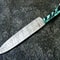 Damascus Steel Full Tang Knife Handmade Forged Chef Knife Collectors Gift Knife For Him 2