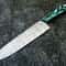 Damascus Steel Full Tang Knife Handmade Forged Chef Knife Collectors Gift Knife For Him 3