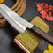 Damascus Steel Chef Knife Handmade Full Tang Forged Blade Outdoor Cooking Knife 2