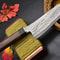 Damascus Steel Chef Knife Handmade Full Tang Forged Blade Outdoor Cooking Knife 3