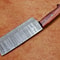 12 Handmade Damascus Steel Chopper Knive Professional Chef Cleaver With Natural Wood Handle 2