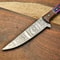 Hand Forged Damascus Steel Chef Knife With Natural Wood Handle 2