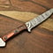 Twist Pattern Damascus Chef Knife With Premium Walnut Handle 2