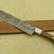 Artisan Twist Damascus Chef Knife With Polished Wood Handle 2