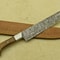 Artisan Twist Damascus Chef Knife With Polished Wood Handle 3