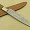 Twist Pattern Damascus Blade Chef Knife With Wooden Handle 2