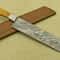 Custom Handmade Damascus Steel Chef Knife With Hardwood Handle 3