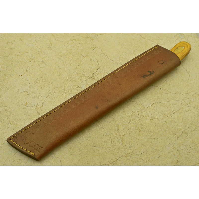 Custom Handmade Damascus Steel Chef Knife With Hardwood Handle 4