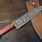 Handcrafted Damascus Chef Knife With Natural Walnut Handle 1