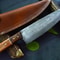 Premium Twist Damascus Chef Knife With Durable Wooden Handle 3