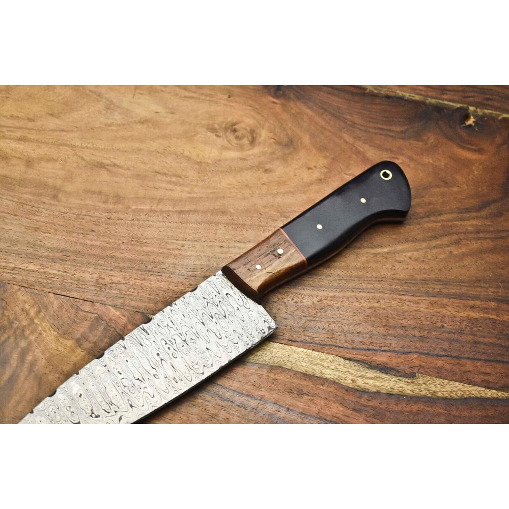 384Layer Handmade Damascus Steel Chef Knife Full Tang Forged Kitchen Knife Gift 2