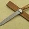 Custom Handmade Forged Damascus Steel Fillet Knife 12 Full Tang Chef Knife With Pakka Wood 0