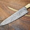 Custom Damascus Steel Kitchen Knife Handcrafted Full Tang Chef Outdoor Knife 3