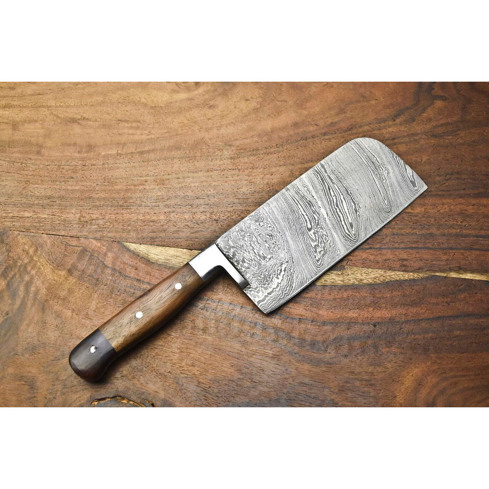 Premium Handmade Damascus Chef Knife  Full Tang Blade For Kitchen Or Camping Use 1