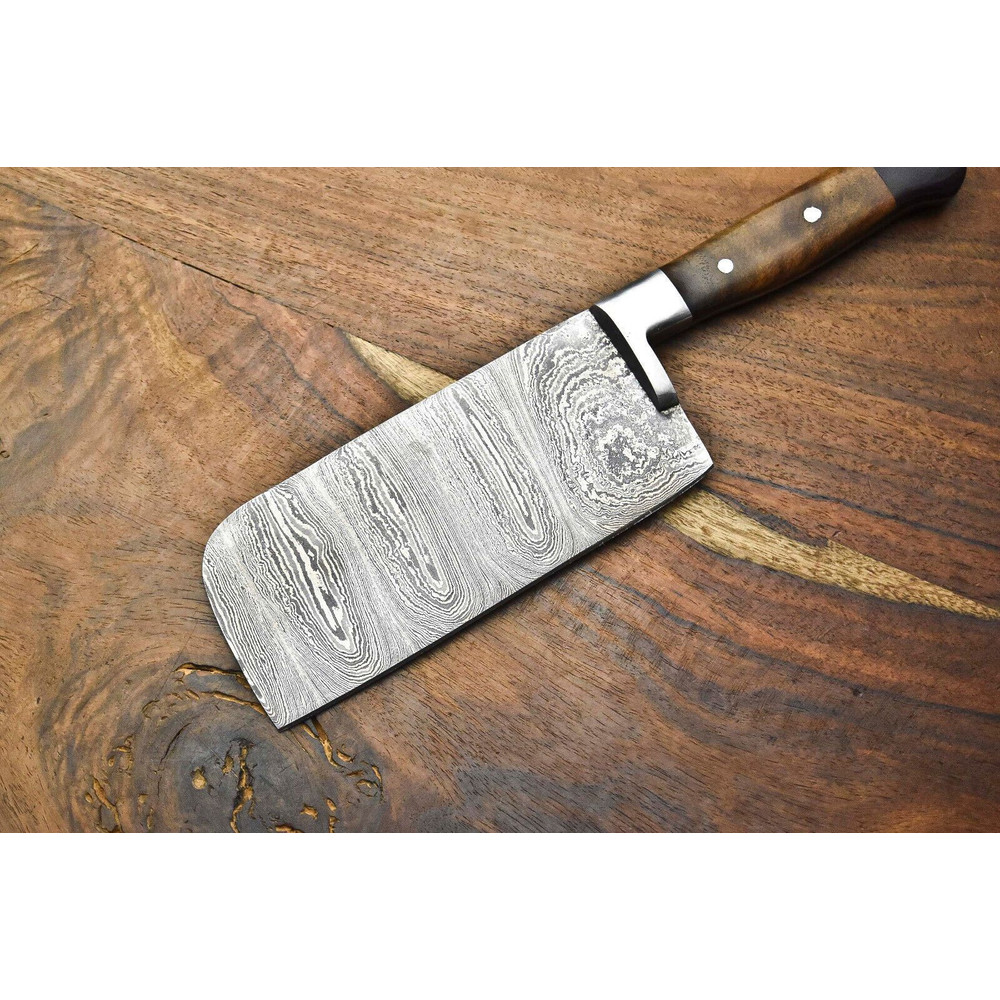 Premium Handmade Damascus Chef Knife  Full Tang Blade For Kitchen Or Camping Use 3