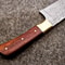 Hand Forged Damascus Steel Fillet Knife Custom Chef Knife With Pakka Wood Handle 3