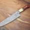12 Handmade Damascus Fillet Knife Forged Full Tang Blade Steel Bolster Handle 0