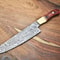 12 Handmade Damascus Fillet Knife Forged Full Tang Blade Steel Bolster Handle 0
