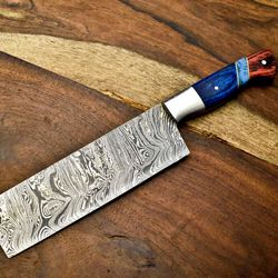 custom damascus steel chef knife | 512-layer forged fillet knife with pakka handle