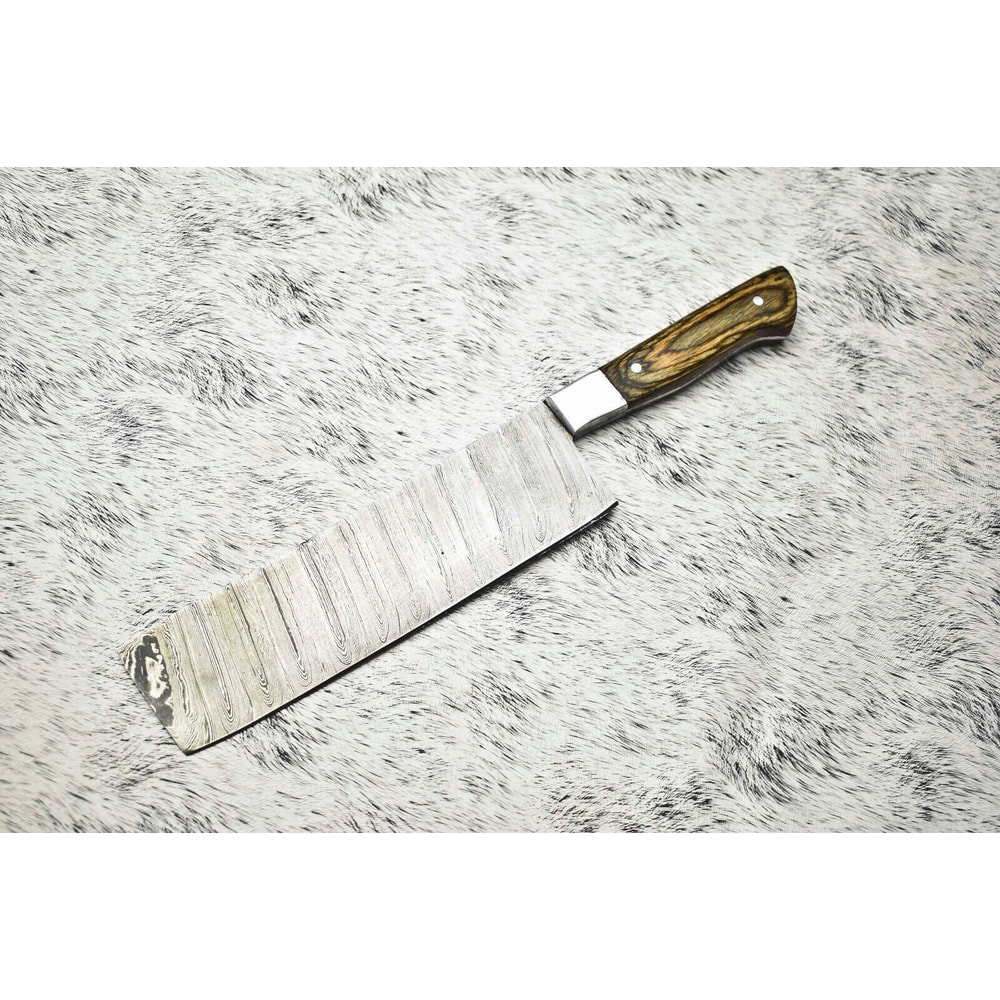 Damascus Steel Chef Knife Hand Forged Fillet Knife For Kitchen Outdoor Use 0