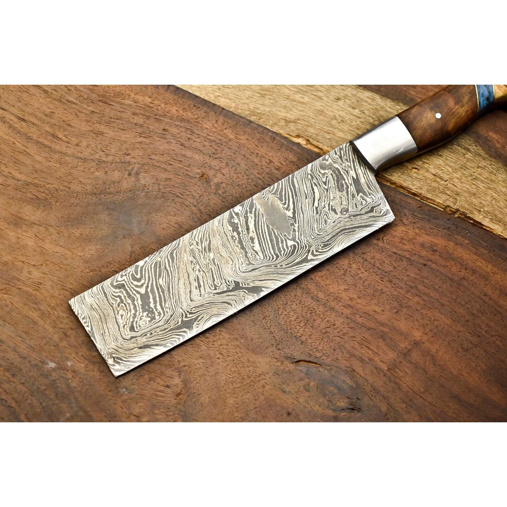 Artisan Handmade Damascus Steel Knife Premium Fillet Chef Knife With Steel Bolster 3