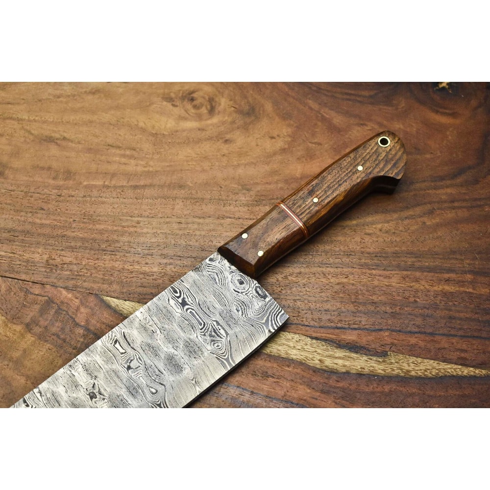 Professional Damascus Steel Fillet Knife Handmade Full Tang Blade With 4mm Thickness 1