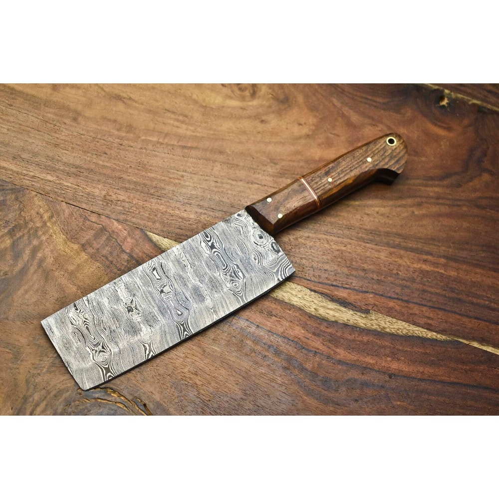 Professional Damascus Steel Fillet Knife Handmade Full Tang Blade With 4mm Thickness 0