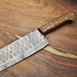 professional damascus steel fillet knife | handmade full tang blade with 4mm thickness