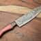 Custom Forged Damascus Kitchen Knife Elegant Fillet Knife With Ergonomic Wood Handle 3