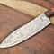 Custom Forged Damascus Kitchen Knife Elegant Fillet Knife With Ergonomic Wood Handle 2