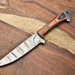 masterpiece forged damascus fillet knife | handcrafted chef knife for culinary experts