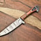 Masterpiece Forged Damascus Fillet Knife Handcrafted Chef Knife For Culinary Experts 0