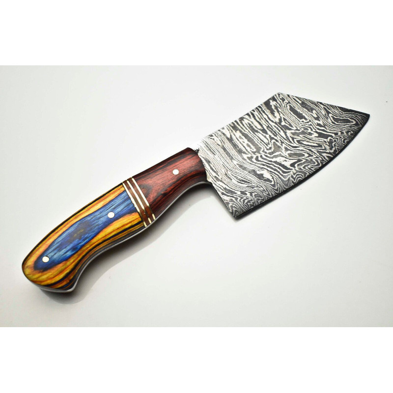 Traditional Handmade Damascus Chef Knife  512Layer Full Tang Fillet Knife With Pakka Handle 3