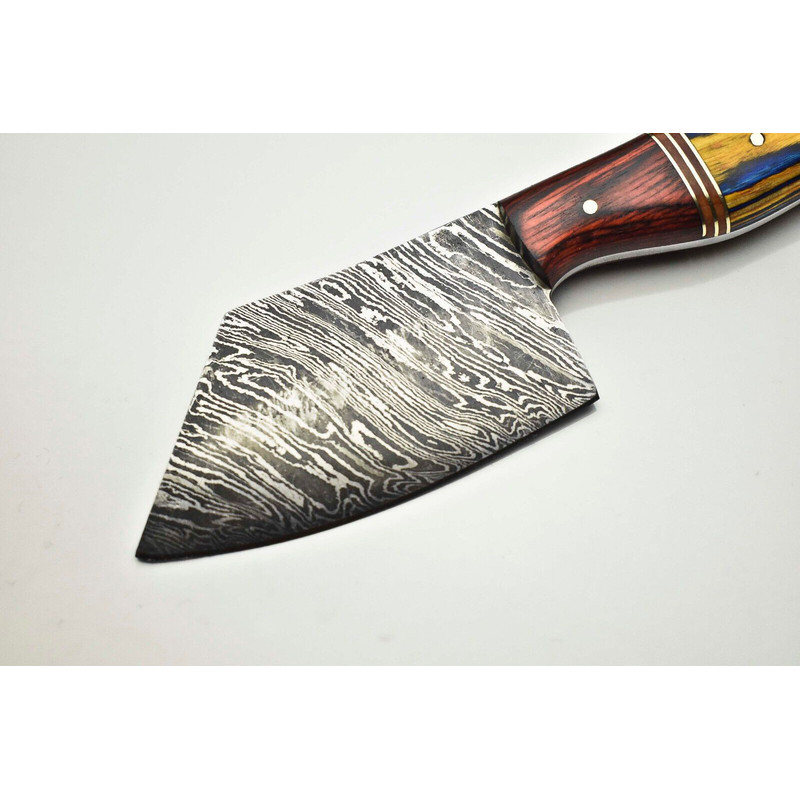 Traditional Handmade Damascus Chef Knife  512Layer Full Tang Fillet Knife With Pakka Handle 2