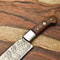 Custom Forged Damascus Steel Fillet Knife Handmade Chef Knife With Premium Pakka Handle 1