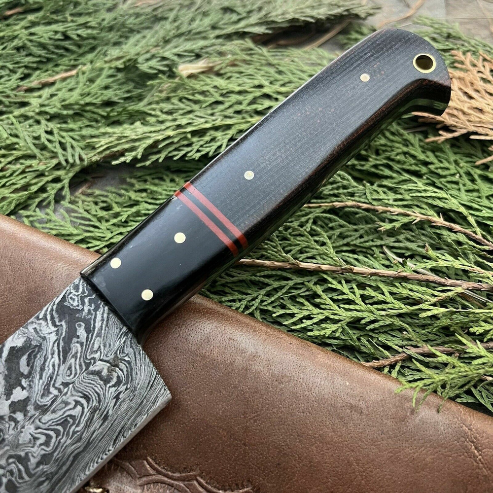 Authentic Damascus Steel Fillet Knife  12 Handmade Chef Knife With Full Tang Design 1
