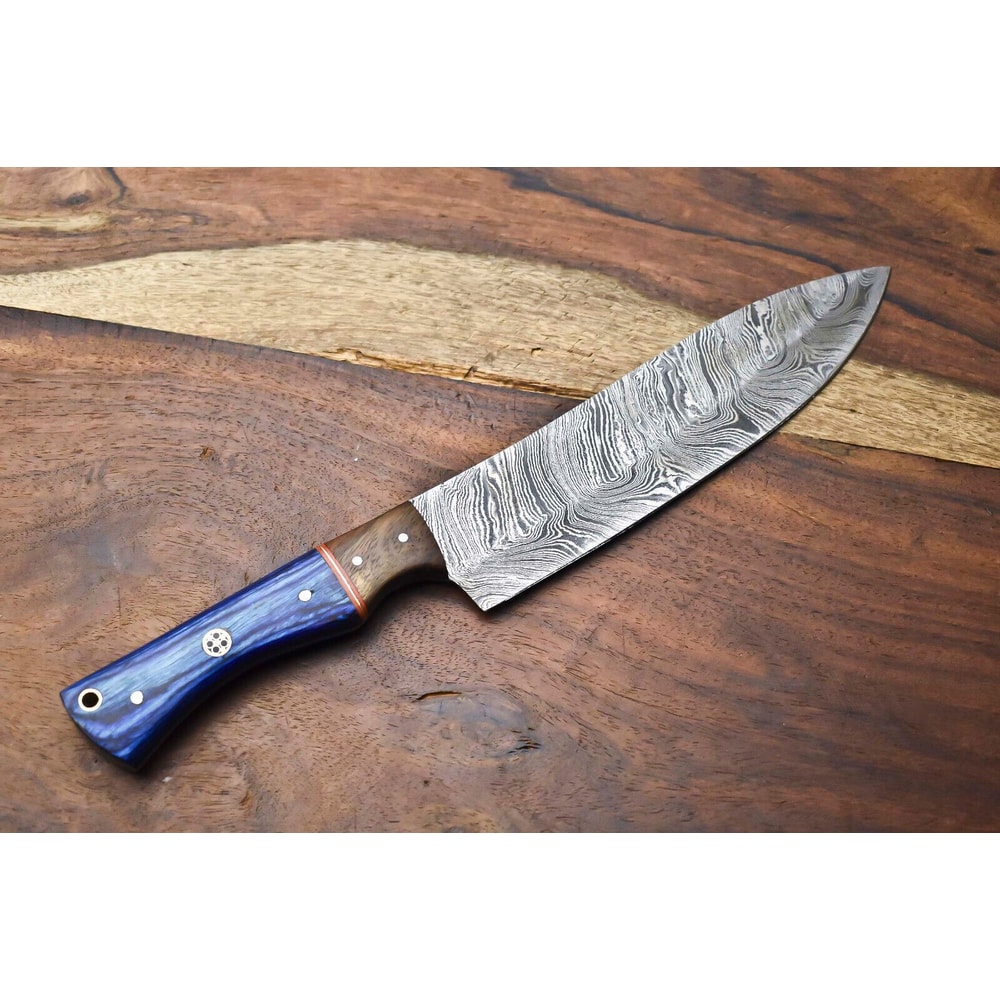 Professional Damascus Chef Knife Hand Forged Fillet Knife With 4mm Thick Blade 3