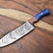 Professional Damascus Chef Knife Hand Forged Fillet Knife With 4mm Thick Blade 0